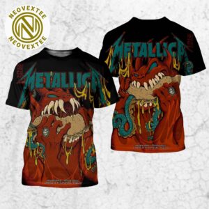 Metallica Philadelphia PA Full Show Poster On May 23 And 25 2025 For M72 Philly At Lincoln Financial Field All Over Print Shirt