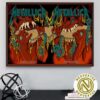 Metallica Second Night Poster In Philadelphia PA M72 Philly At Lincoln Financial Field On May 25 M72 North American Tour 2025 Home Decor Poster Canvas