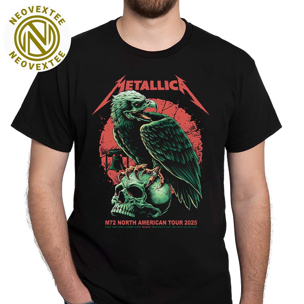 Metallica Pop-Up Shop Exclusive Poster Philadelphia PA M72 Philly At Lincoln Financial Field On May 23 And 25 No Repeat Weekend 2025 Black T-Shirt Metallica Pop-Up Shop Exclusive Poster Philadelphia PA M72 Philly At Lincoln Financial Field On May 23 And 25 No Repeat Weekend 2025 Black T-Shirt