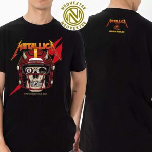 Metallica Pop-Up Shop Landover MD M72 Landover Exclusive Tee At Northwest Stadium On May 28 M72 World Tour 2025 Two Sided Print T-Shirt