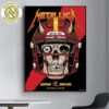 Metallica M72 Landover Washington DC Poster Show In Landover Maryland At Northwest Stadium On May 28 2025 Created By Cisco Rivera Poster Canvas