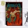 Metallica Pop-Up Shop Poster Landover MD M72 Landover At Northwest Stadium On May 28 2025 Art By Ian Williams Home Decor Poster Canvas