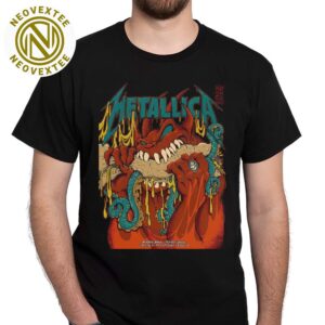Metallica Second Night Poster In Philadelphia PA M72 Philly At Lincoln Financial Field On May 25 M72 North American Tour 2025 Unisex T-Shirt