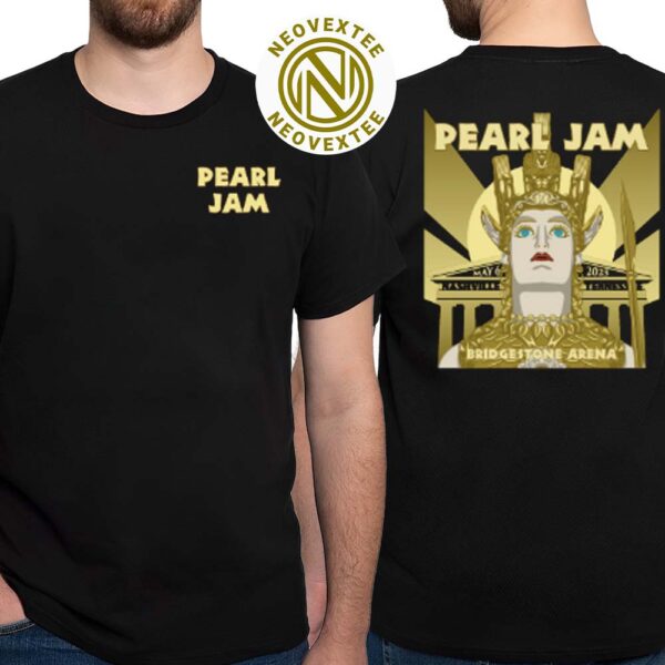 Pearl Jam Night 1 Nashville Tennessee Event Tee On May 6th 2025 At Bridgestone Arena Two Sided Print Classic T-Shirt