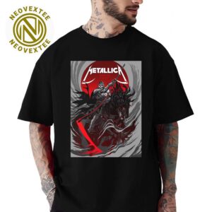 Metallica Becky Cloonan Exclusive Pop-Up Shop Poster For M72 Denver Colorado In Empower Field at Mile High On June 27 And 29 North American Tour 2025 T-Shirt