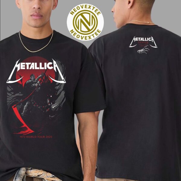 Metallica Becky Cloonan Exclusive Tee Pop-Up Shop M72 Denver Colorado In Empower Field at Mile High On June 27 And 29 North American Tour 2025 Unisex T-Shirt