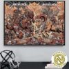 Metallica M72 Denver Night 2 Show Poster On June 29 Denver Colorado In Empower Field at Mile High Stadium M72 North American Tour 2025 Poster Canvas