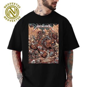 Metallica M72 Denver Night 1 Show Poster On June 27 Denver Colorado In Empower Field at Mile High Stadium M72 North American Tour 2025 Unisex T-Shirt