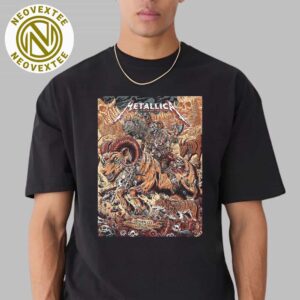 Metallica M72 Denver Night 2 Show Poster On June 29 Denver Colorado In Empower Field at Mile High Stadium M72 North American Tour 2025 Classic T-Shirt