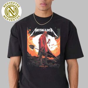Metallica M72 Houston Pop-Up Shop Poster For Houston Texas On June 14th World Tour 2025 Art By Luke Preece Unisex T-Shirt