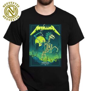 Metallica M72 North American Tour 2025 Vance Kelly Poster In Houston Texas At NRG Stadium M72 Houston On June 14 2025 Classic T-Shirt