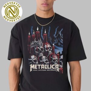 Metallica M72 Santa Clara Night 1 Concert Poster On June 20 In Santa Clara California At Levis Stadium M72 North American Tour 2025 Unisex T-Shirt