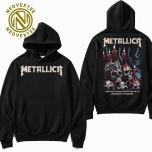 Metallica M72 Santa Clara Night 1 Merchandise Hoodie On June 20 In Santa Clara California At Levis Stadium M72 North American Tour 2025 T-Shirt Hoodie