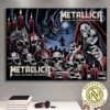 Metallica M72 Santa Clara Night 2 Show Poster On June 22 In Santa Clara California At Levis Stadium M72 North American Tour 2025 Home Decor Poster Canvas