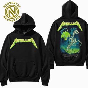Metallica Merchandise Hoodie M72 Houston At NRG Stadium In Houston Texas On June 14th North American Tour 2025 Hoodie T-Shirt