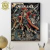 Metallica Tampa Florida Pop-Up Shop Poster M72 Tampa North American Tour 2025 At Raymond James Stadium On June 6 And 8 Poster Canvas