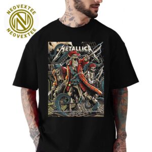 Metallica Night 1 Tampa Florida Poster Tonight At Raymond James Stadium M72 Tampa On June 6 2025 Art By Andrew Cremeans T-Shirt