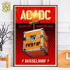 ACDC Prague Czech Republic 2025 Concert Poster At Letnany Airport On June 26 PWR Up Europe 2025 Tour Home Decor Poster Canvas
