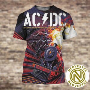 ACDC Madrid PWR Up Tour 2025 Concert Poster In Madrid Spain At Riyadh Air Metropolitano On July 12th And 16th 2025 All Over Print Shirt