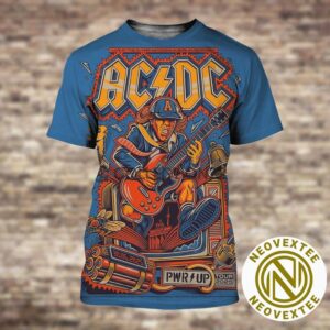 ACDC PWR Up Tour 2025 Berlin Germany Concert Poster Live At The Olympiastadion On June 30 2025 All Over Print Shirt