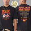 AC DC Australia Power Up Tour 2025 Dates List For November And December 2025 Black Two Sided Print Unisex T-Shirt