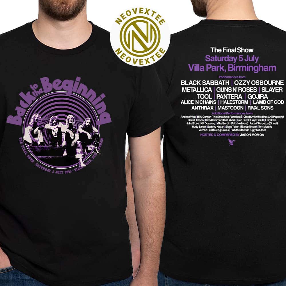 Black Sabbath And Ozzy Osbourne Back To The Beginning 2025 Merch Tee The Final Show At Villa Park Birmingham On July 5 2025 Two Sided Print Unisex T-Shirt Black Sabbath And Ozzy Osbourne Back To The Beginning 2025 Merch Tee The Final Show At Villa Park Birmingham On July 5 2025 Two Sided Print Unisex T-Shirt