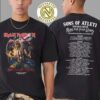 Iron Maiden United Kingdom Run For Your Lives World Tour 2025 Biker Eddie Breaks Through the Wall Event Tee Tour Dates List Unisex T-Shirt