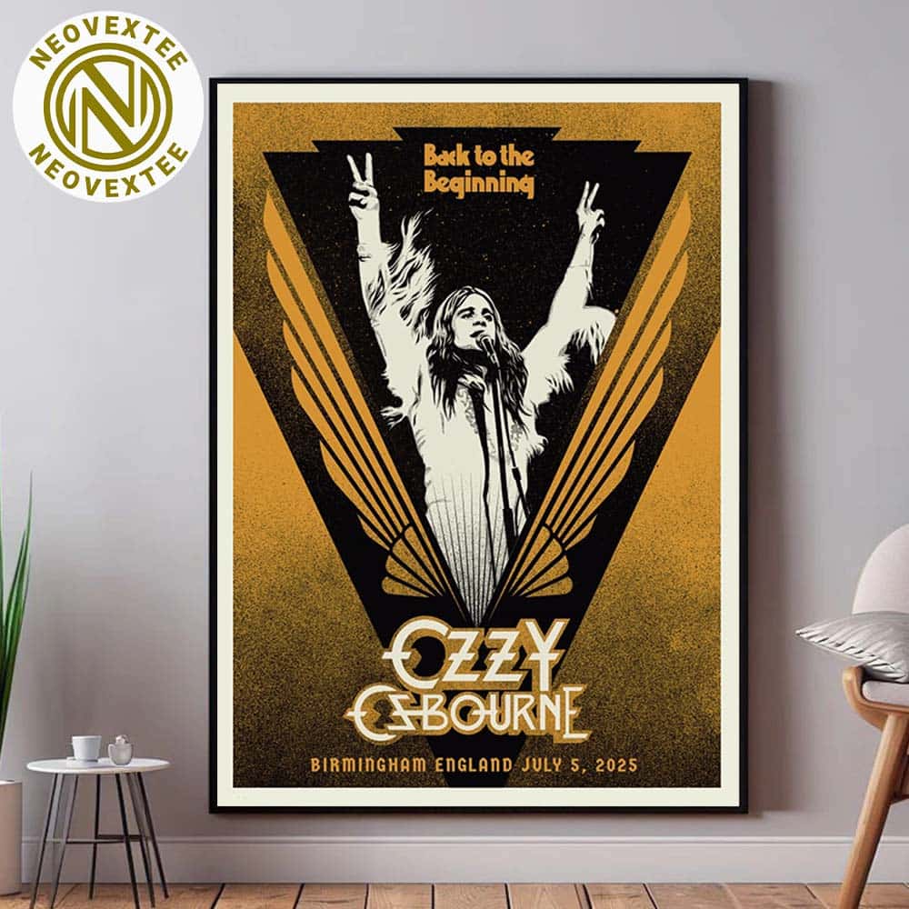 Ozzy Osbourne Back To The Beginning 2025 Shep Fairey Concert Poster The Final Show At Villa Park Birmingham England On July 5 2025 Home Decor Poster Canvas Ozzy Osbourne Back To The Beginning 2025 Shep Fairey Concert Poster The Final Show At Villa Park Birmingham England On July 5 2025 Home Decor Poster Canvas
