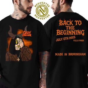Ozzy Osbourne Back To The Beginning The Final Show Ozzy Bull Made In Birmingham At Villa Park Birmingham On July 5 2025 Two Sided Print Classic T-Shirt